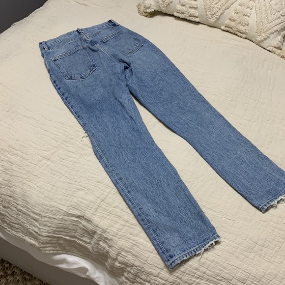 AGOLDE Aritzia Blue Distress Jeans - Picture 4 of 4